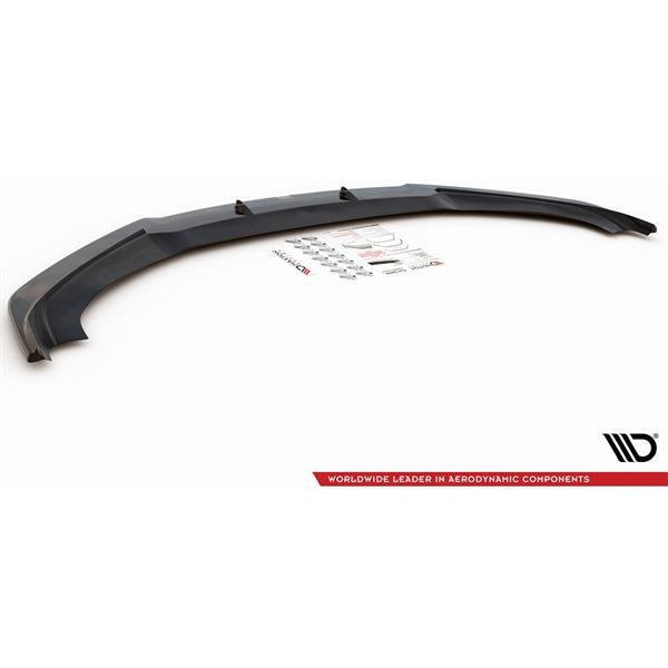 Maxton Front Splitter V.1 Tesla Model S Facelift - Gloss Black