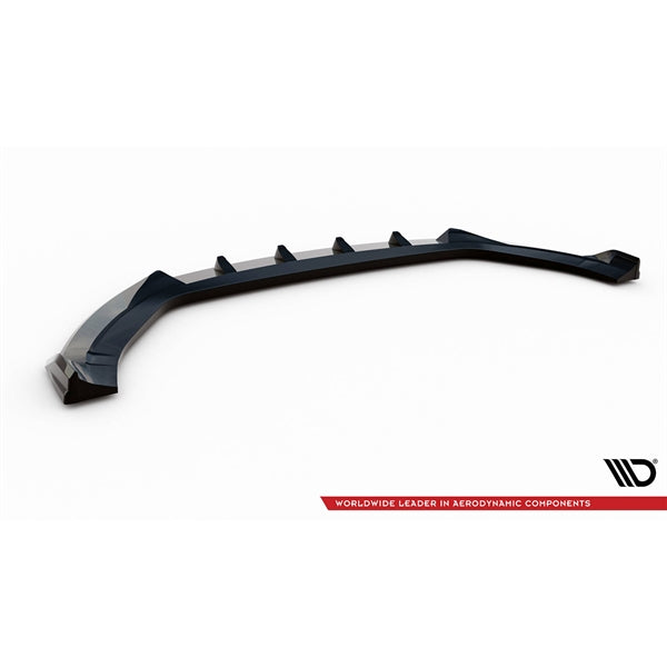Maxton Front Splitter V.1 Hyundai Kona N Mk1 - Gloss Black