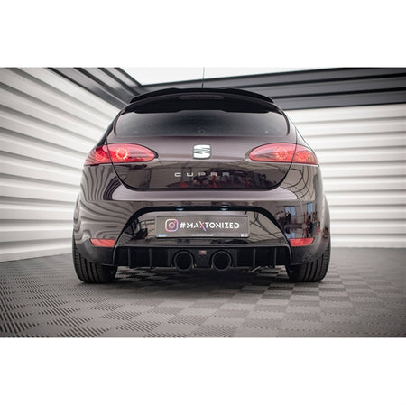 Maxton Rear Valance Seat Leon 2 Cupra/ Fr Facelift  - Gloss Black
