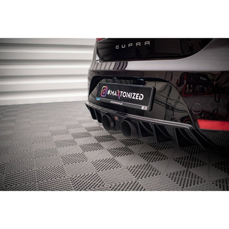 Maxton Rear Valance Seat Leon 2 Cupra/ Fr Facelift  - Gloss Black