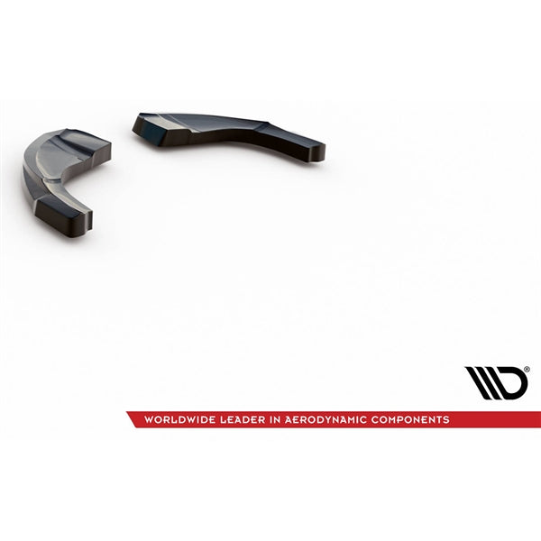 Maxton Rear Side Splitters V.1 Hyundai Kona Mk1 - Gloss Black
