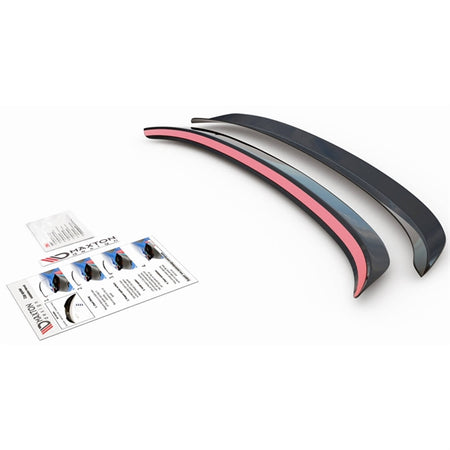 Maxton Spoiler Extension Fiat 500 Abarth Mk1 Facelift - Gloss Black
