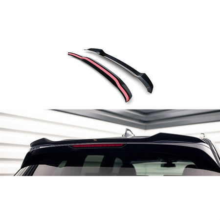 Maxton Spoiler Extension For BMW X3 G01 M-Pack - Gloss Black
