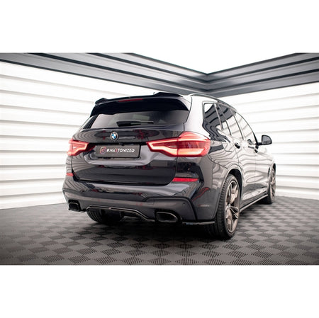 Maxton Spoiler Extension For BMW X3 G01 M-Pack - Gloss Black