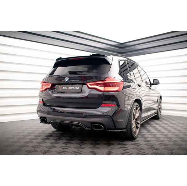 Maxton Spoiler Extension For BMW X3 G01 M-Pack - Gloss Black