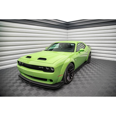 Maxton Side Skirts Diffusers Dodge Challenger Srt Demon Mk3 - Gloss Black