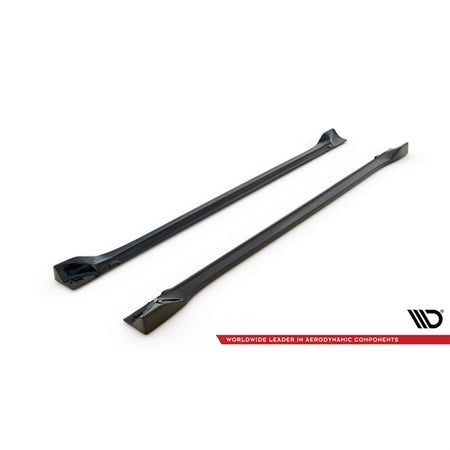Maxton Side Skirts Diffusers Dodge Challenger Srt Demon Mk3 - Gloss Black
