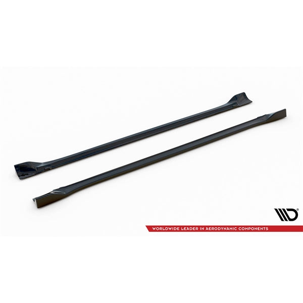 Maxton Side Skirts Diffusers Dodge Challenger Srt Demon Mk3 - Gloss Black