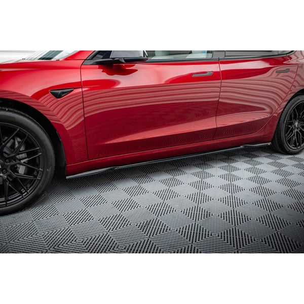 Maxton Side Skirts Diffusers V.2 Tesla Model 3 Mk1 / Mk1 Facelift