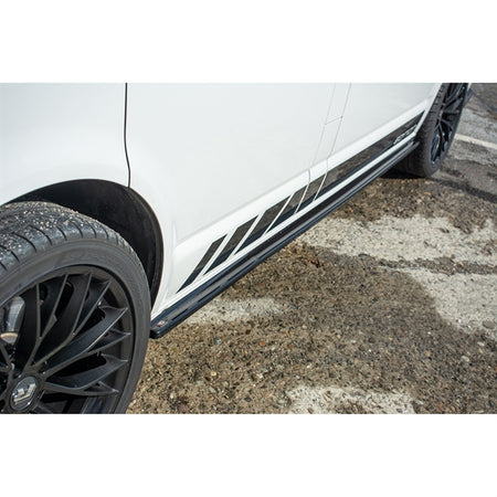 Maxton Side Skirts Diffusers Volkswagen T6 - Gloss Black