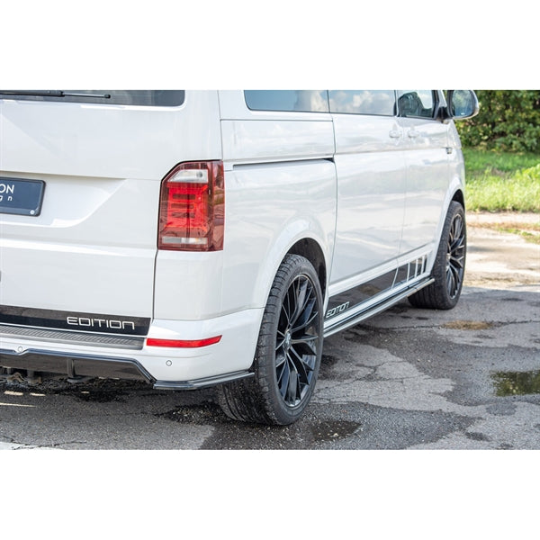 Maxton Side Skirts Diffusers Volkswagen T6 - Gloss Black