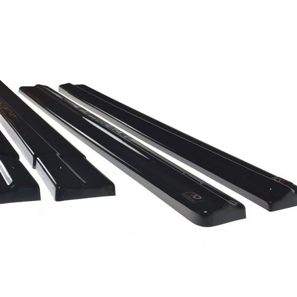 Maxton Side Skirts Diffusers Volkswagen T6 - Gloss Black