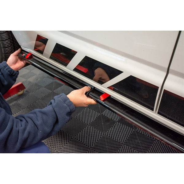 Maxton Side Skirts Diffusers Volkswagen T6 - Gloss Black