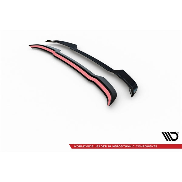 Maxton Spoiler Cap Audi Q5 S-LINE SUV MK2 Facelift - Gloss Black