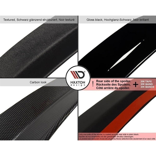 Maxton Spoiler Cap Mercedes-Benz A W176 - Gloss Black