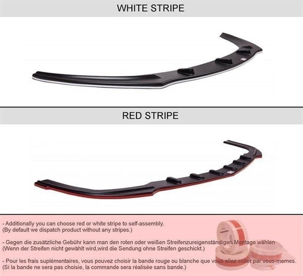 Maxton Front Splitter V.1 Alfa Romeo Giulietta Facelift - Gloss Black