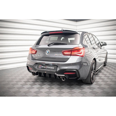 Maxton Rear Valance BMW 1 F20/ F21 Facelift M-Power - Gloss Black