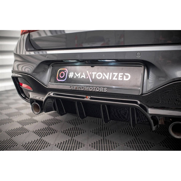Maxton Rear Valance BMW 1 F20/ F21 Facelift M-Power - Gloss Black