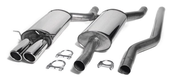 TA-Technix Catback system i rustfrit stål Audi A4 B5