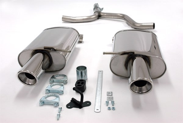 TA-Technix Duplex Catback system i rustfrit stål Audi A4 B6