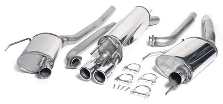 TA-Technix Catback system i rustfrit stål Opel Omega B