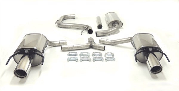 TA-Technix Duplex Catback system i rustfrit stål Saab 9-3