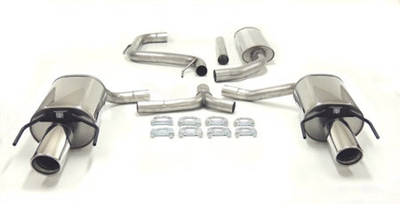 TA-Technix Duplex Catback system i rustfrit stål Saab 9-3