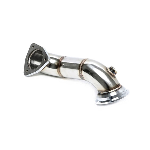 TA-Technix downpipe i rustfrit stål til Opel Astra H med svejsede samlinger og optimal flow-design