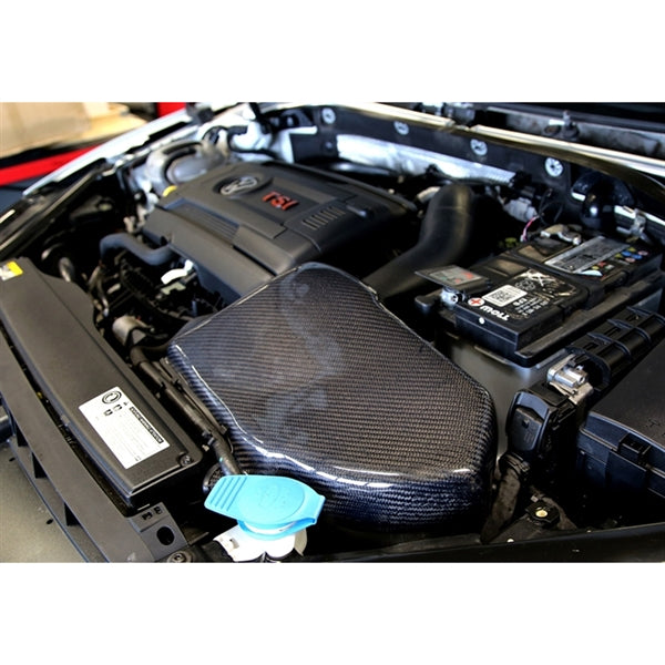 TA-Technix Carbon Air Intake Kit til VW Golf 7 med kulfiber luftfilterhus, luftfilter, slanger og klemmetråde i høj kvalitet