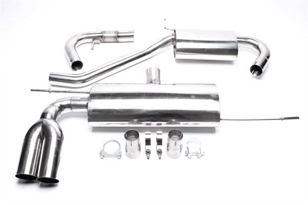 TA-Technix Catback system i rustfrit stål VW Golf 5 Plus