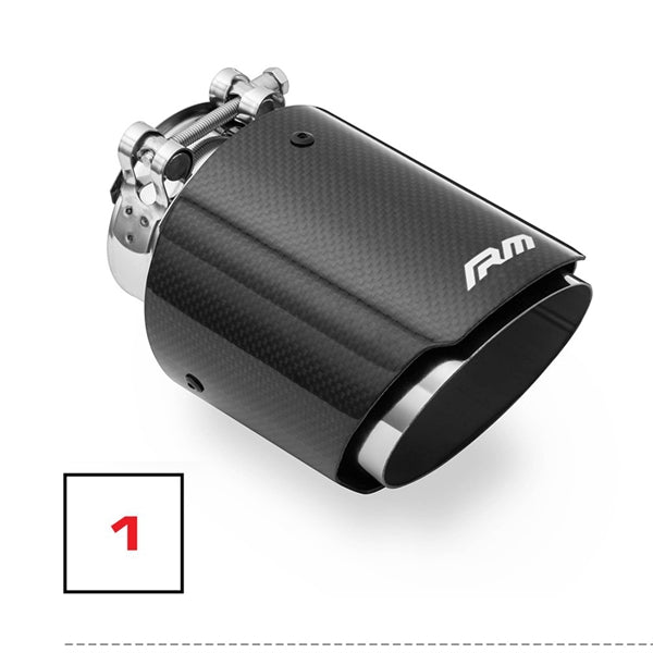 RM Motors Mazda MX-5 ND Exhaust Silencer Complete With Splitter, With Valve, Tip - 1