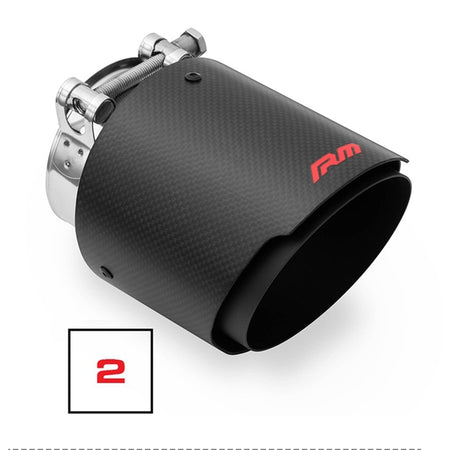 RM Motors Mazda MX-5 ND Exhaust Silencer Complete With Splitter, With Valve, Tip - 2
