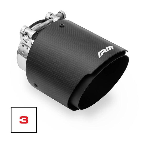 RM Motors Mazda MX-5 ND Exhaust Silencer Complete With Splitter,  No Valve, Tip - 3