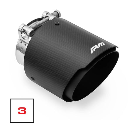 RM Motors Mazda MX-5 ND Exhaust Silencer Complete With Splitter,  No Valve, Tip - 3