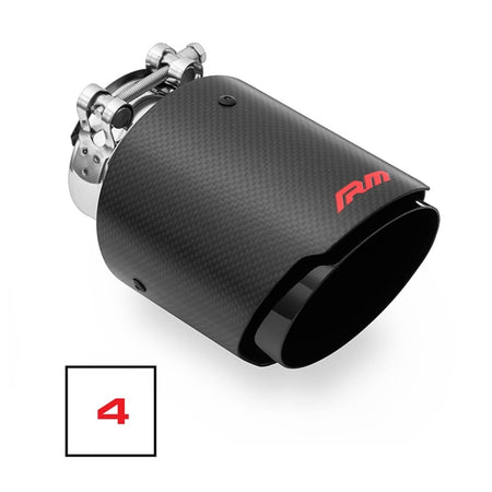 RM Motors Mazda MX-5 ND Exhaust Silencer Complete With Splitter, With Valve, Tip - 4