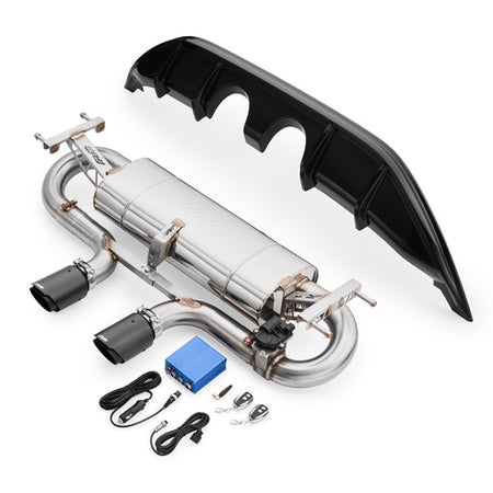 RM Motors Mazda MX-5 ND Exhaust Silencer Complete With Splitter, With Valve, Tip - 4