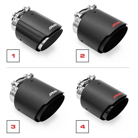 RM Motors Mazda MX-5 ND Exhaust Silencer Complete With Splitter, With Valve, Tip - 1