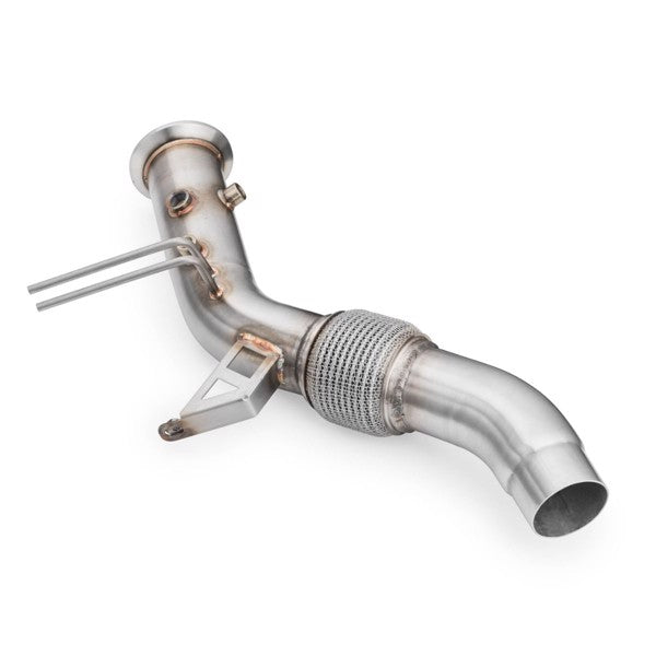 RM Motors Downpipe i rustfrit stål til BMW F30, F31, F34 330d, 330dx, 335dx med N57N og N57Z motorer