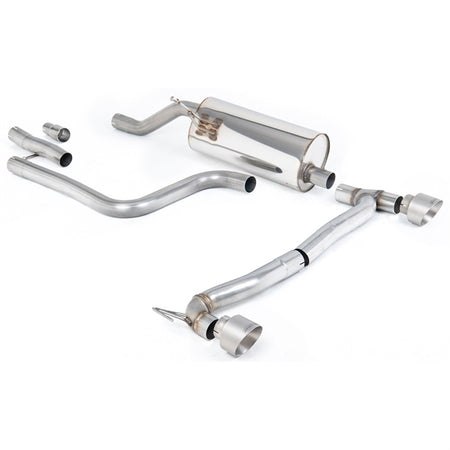 Milltek Cat-back Ford Fiesta Mk8 1.0T EcoBoost ST-Line 3 & 5 Door (155ps Hybrid OPF/GPF Models Only) - Maxton Designs Dual Outl